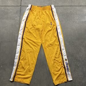 Y2K Nike Lakers Tear away Warm Up Sweats Size 2XL